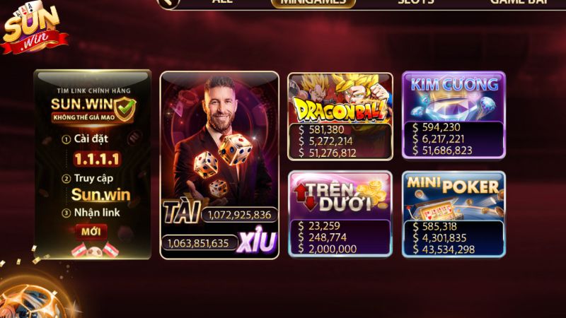 Các trò chơi mini game Sunwin hấp dẫn