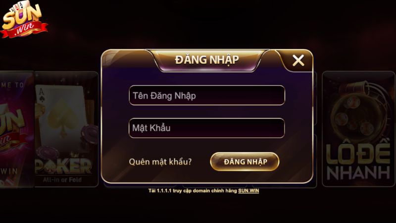 Hướng dẫn đăng nhập Sunwin cho thành viên