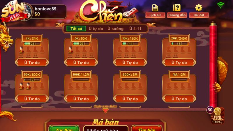 Tìm hiểu đôi nét về game bài Chắn Sunwin