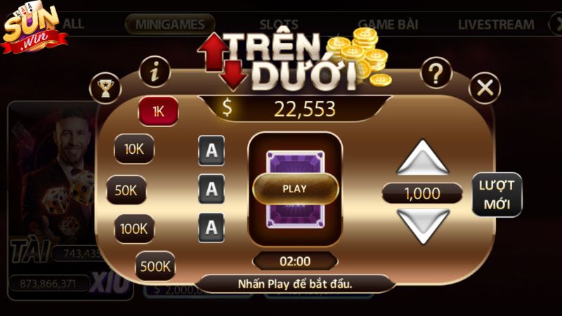 Tìm hiểu đôi nét về sảnh mini game Sunwin
