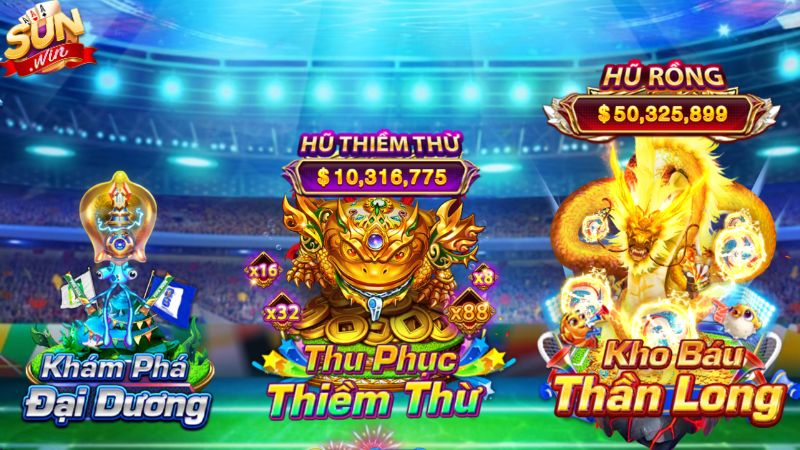 Ưu điểm nổi bật khi tham gia bắn cá Sunwin